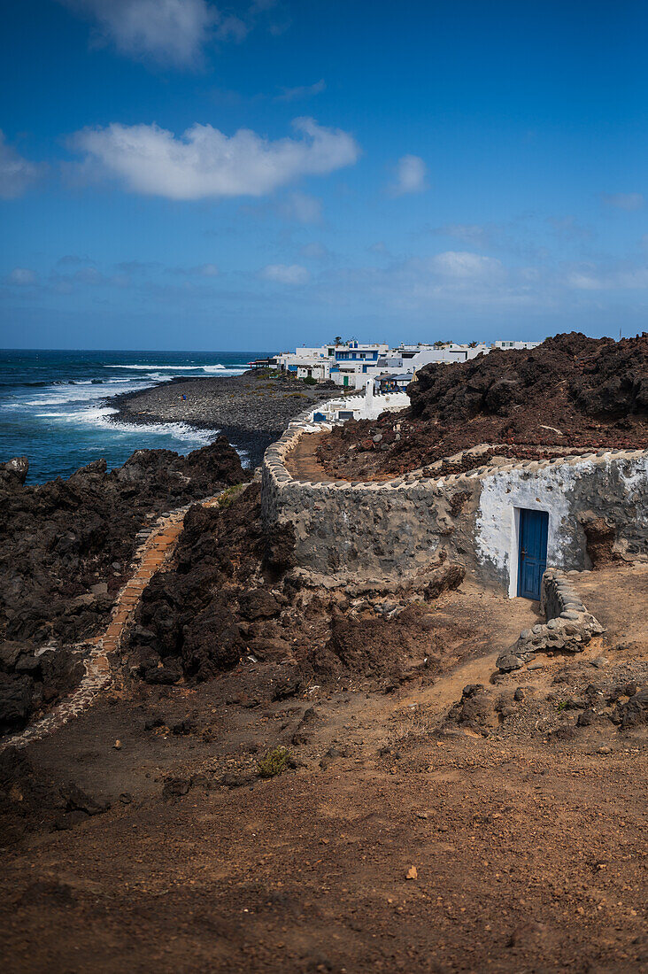 El Golfo Viewpoint in Lanzarote, Canary Islands, Spain