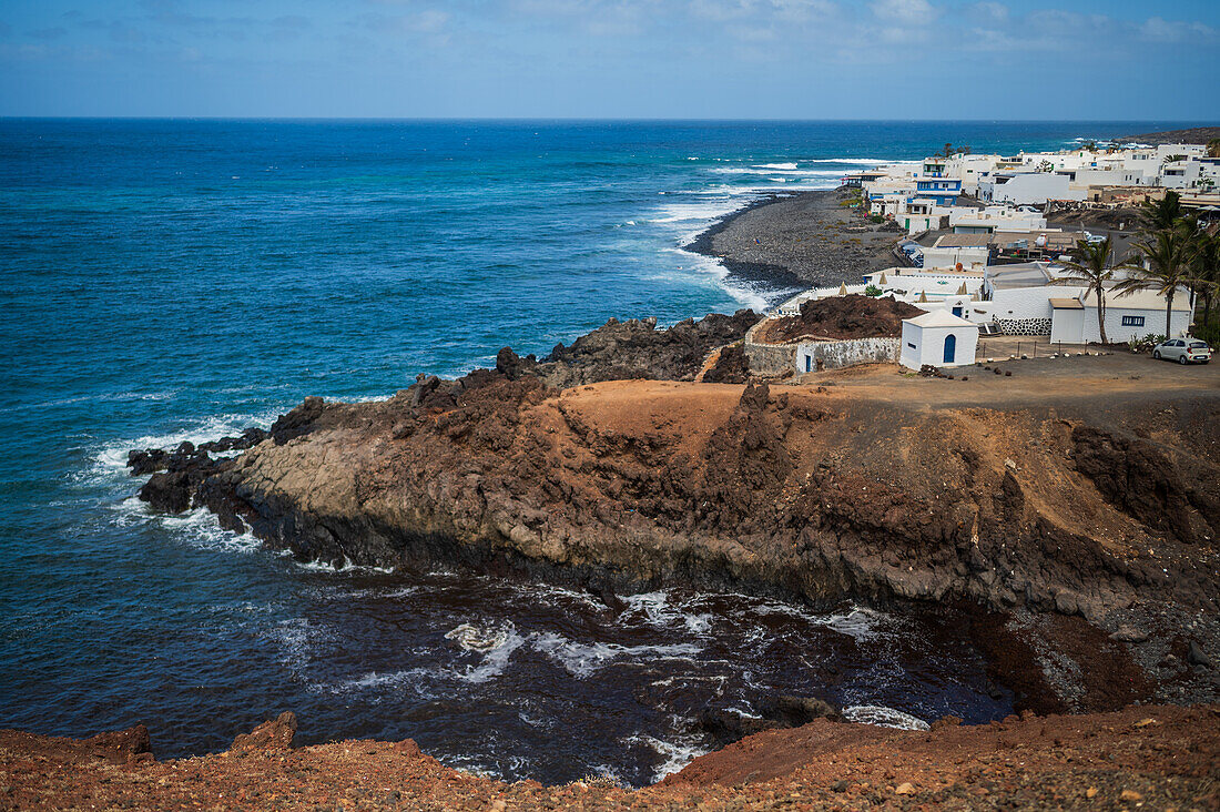 Aussichtspunkt El Golfo auf Lanzarote, Kanarische Inseln, Spanien