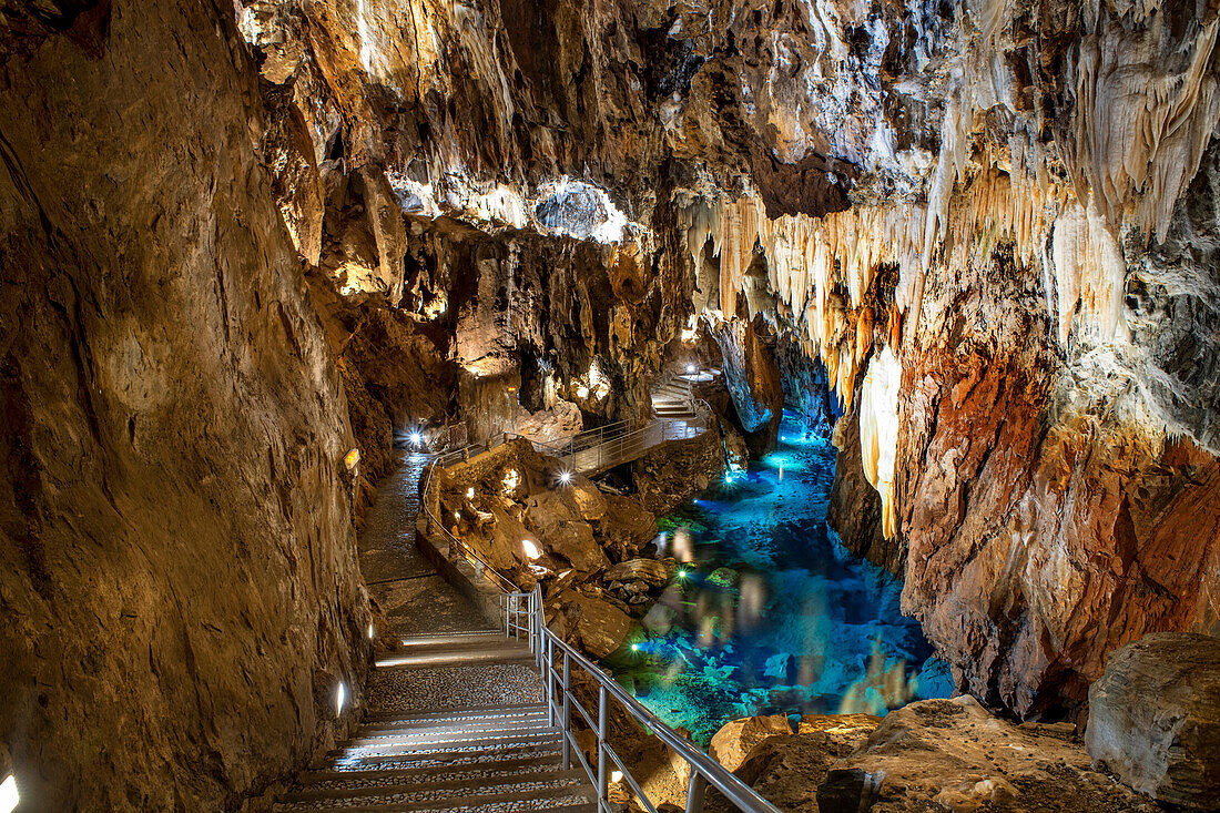 Gruta de las Maravillas oder Aracena-Höhlen in Aracena, Huelva. Andalusien, Spanien