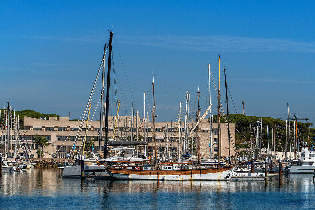 La Marina, Yachten in Puerto Sherry El Puerto de Santa Maria Cadiz Andalusien Spanien Europa