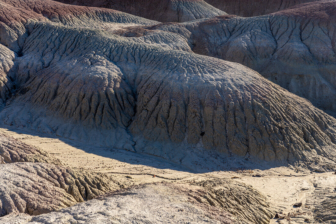 Erodierte Lehmformationen in der Fantasy Canyon Recreation Site, in der Nähe von Vernal, Utah