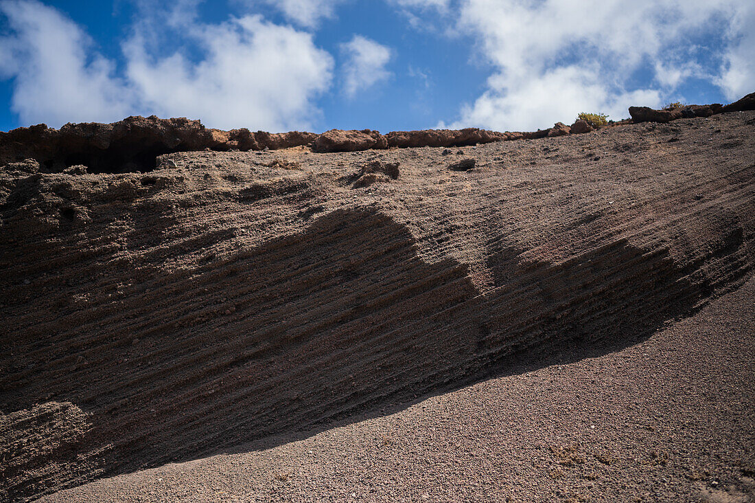 El Golfo Beach (Playa el Golfo) in Lanzarote, Canary Islands, Spain