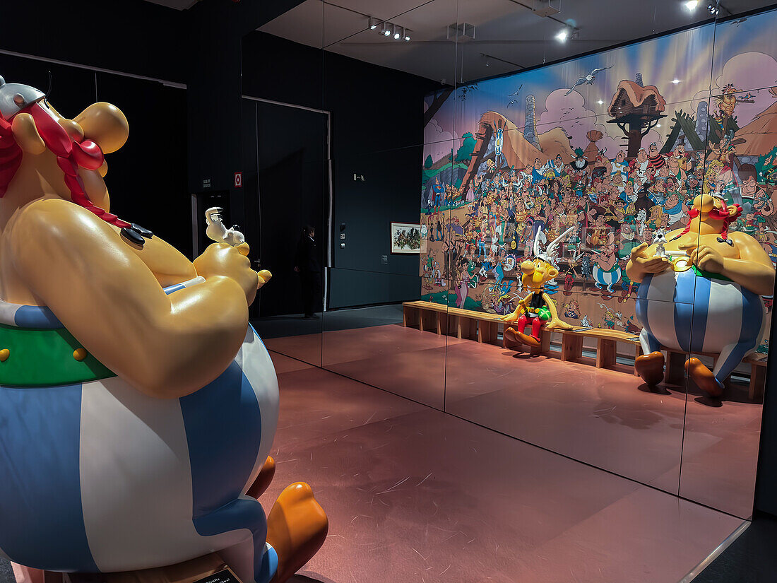 Figuren aus den Comics von Asterix und Obelix