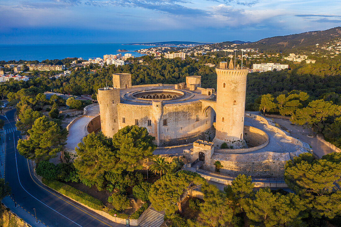 Bellver castle Palma de Mallorca Majorca Balearic Spain.