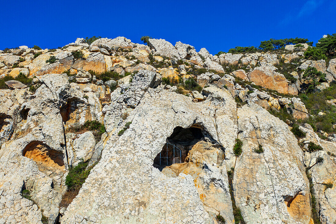 Cueva del moro in Zahara de los Atunes Costa de la Luz, Cadiz Province, Andalusia.