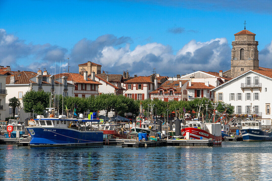 Saint Jean de luz, Hafen von Saint-Jean de Luz, Aquitanien, Frankreich