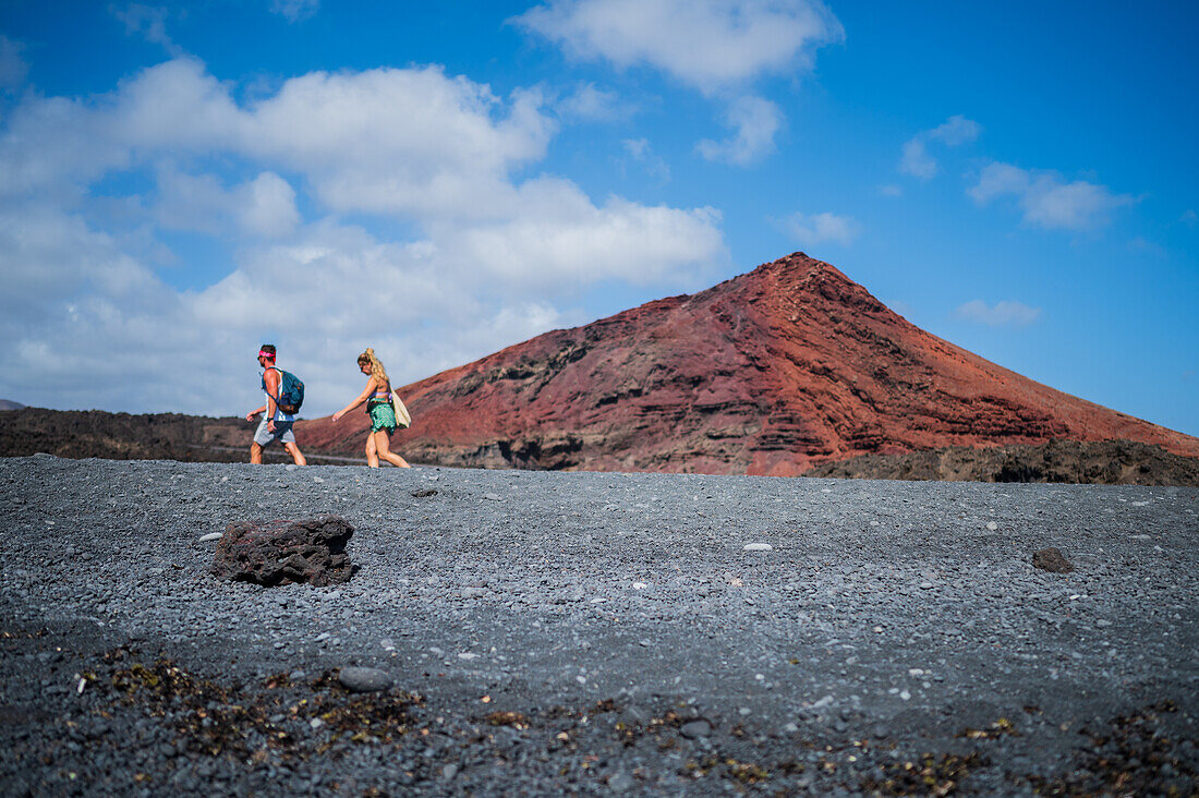 Vulkan Bermeja auf Lanzarote, Kanarische Inseln, Spanien