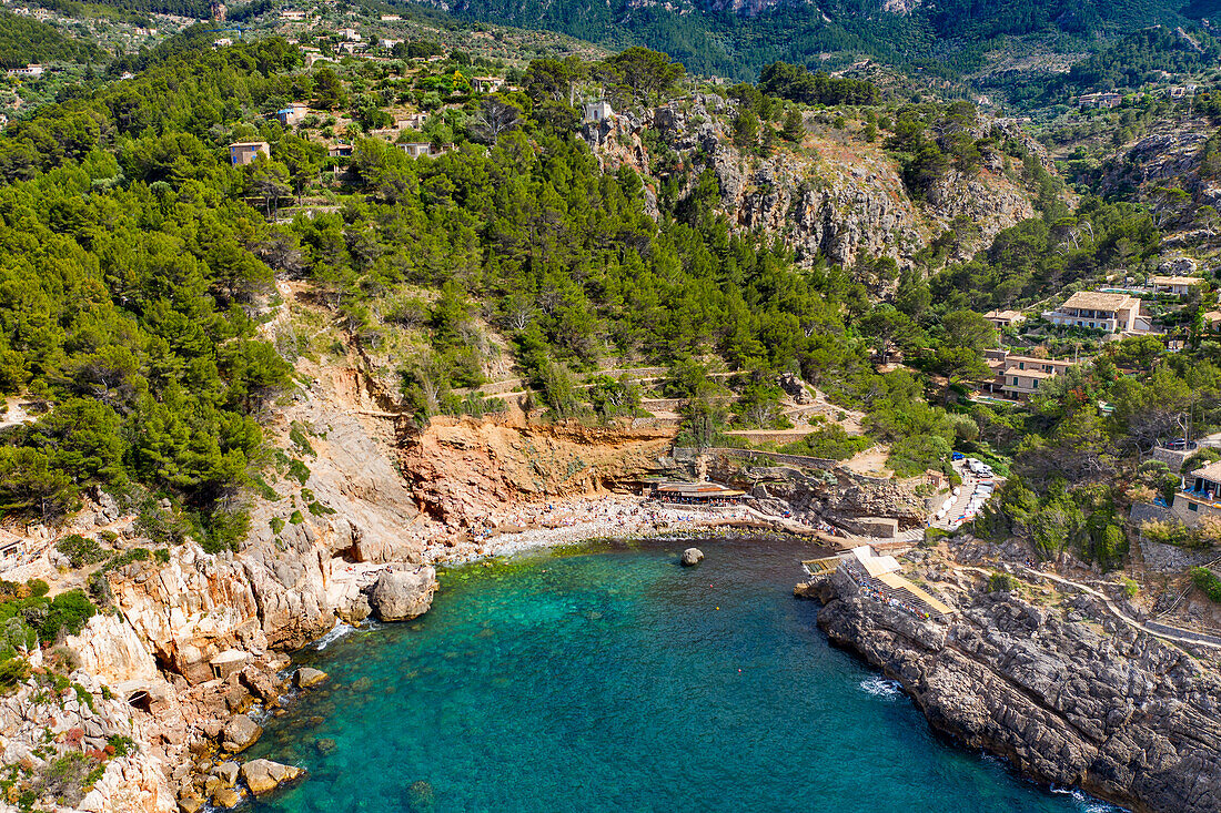 Cala de Deia, North Coast, Sierra de Tramuntana, UNESCO World Heritage, Majorca, Balearic Islands, Spain, Mediterranean