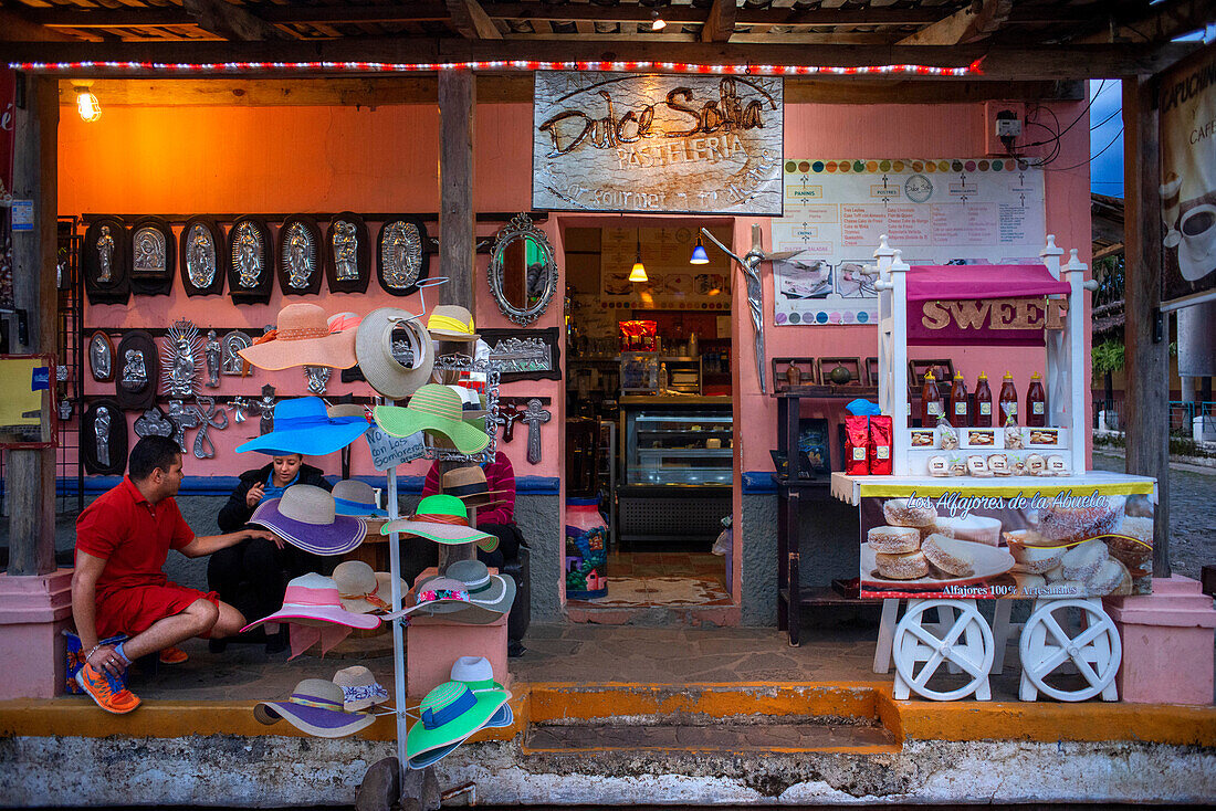 Dulce Sofia bakery and souvenirs store in Concepcion de Ataco Ahuachapán department El Salvador Central America. Ruta De Las Flores, Department Of Ahuachapan America