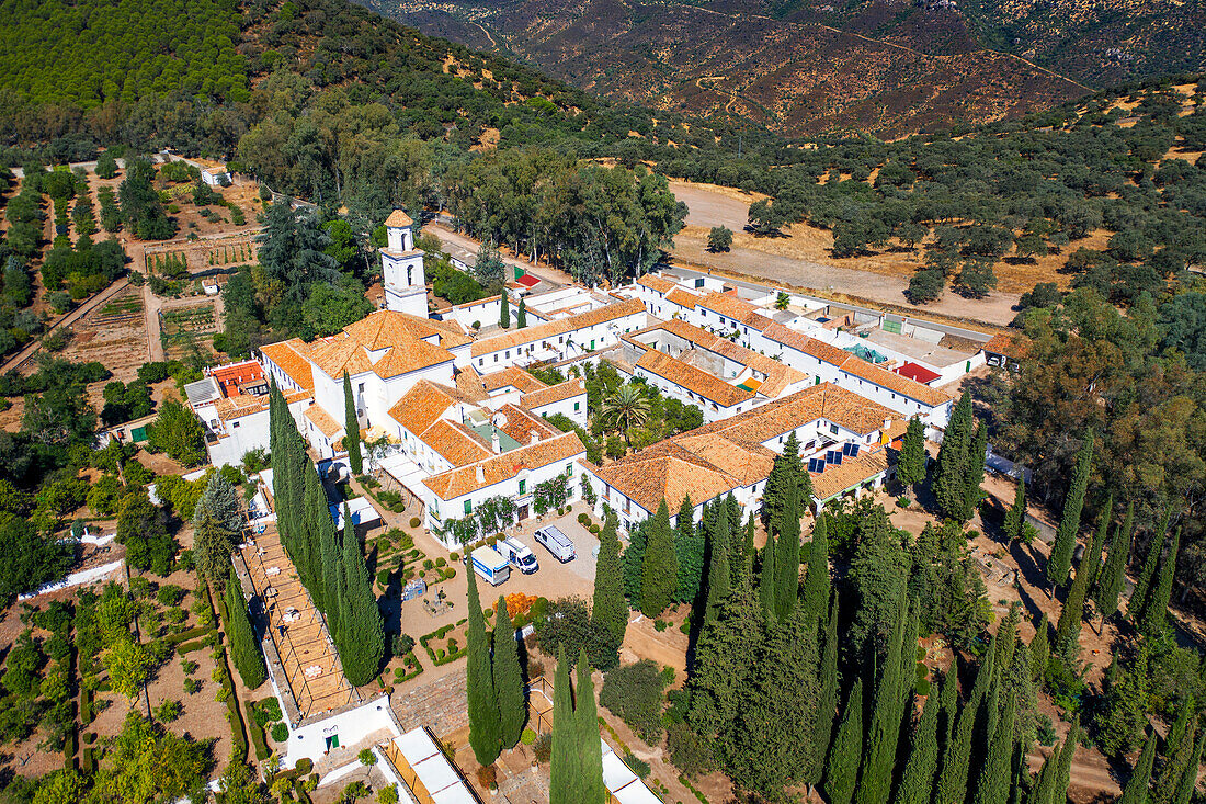 Monasterio De Nuestra Señora De La Sierra, Hornachuelos, Cordoba, Andalusien, Spanien
