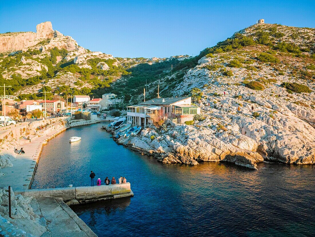 France, Bouches du Rhone, Marseille, the calanque of Callelongue