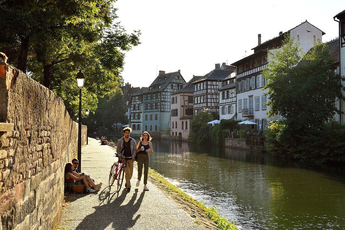 Frankreich, Bas Rhin, Straßburg, Altstadt, die von der UNESCO zum Weltkulturerbe erklärt wurde, das Viertel Petite France