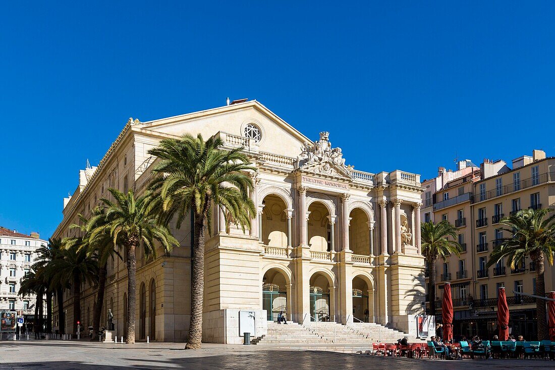 France, Var, Toulon, place Victor Hugo, the opera, former City Theatre