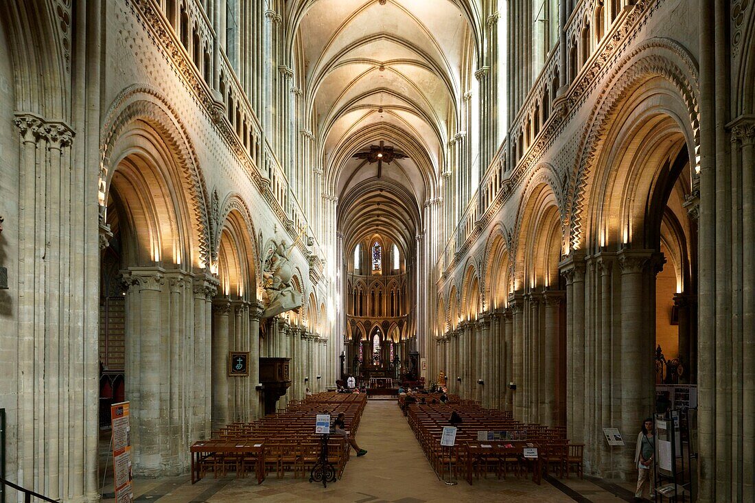 Frankreich, Calvados, Bayeux, Kathedrale Notre-Dame, aus dem 11. bis 15.