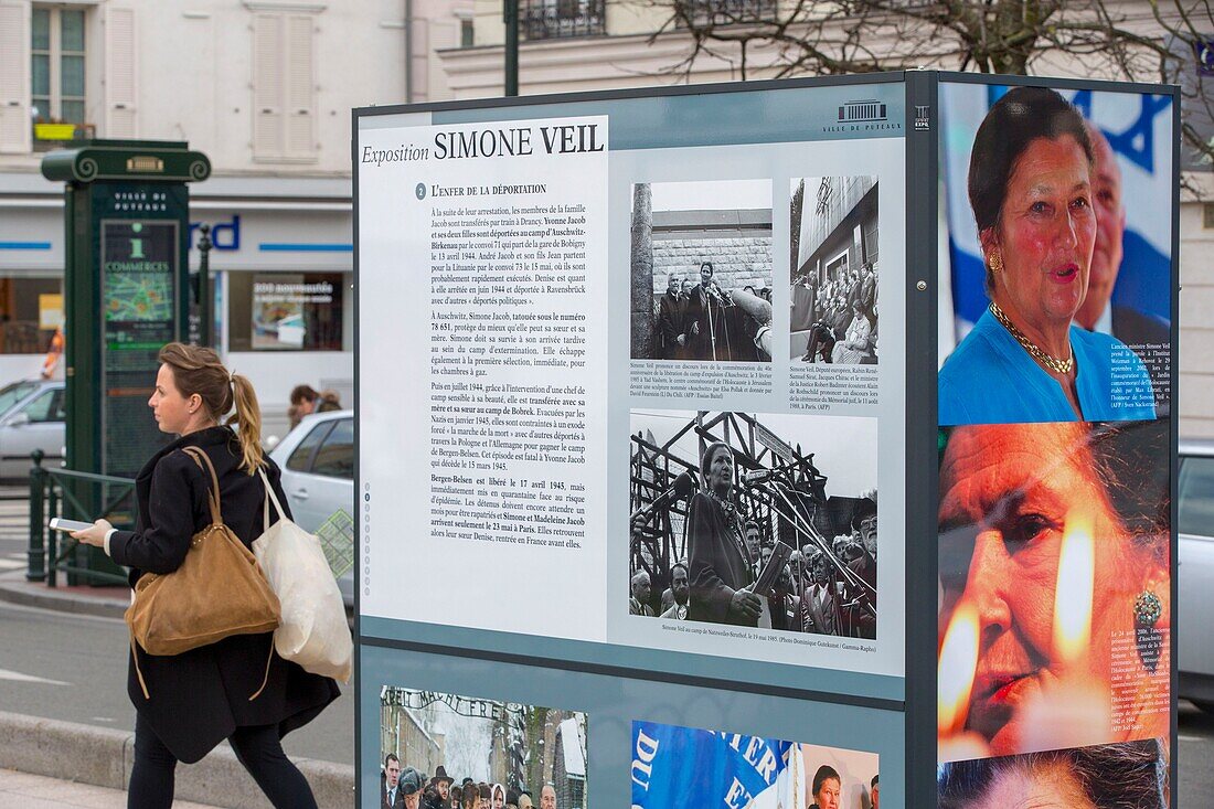 France, Hauts de Seine, Puteaux, Simone Veil square