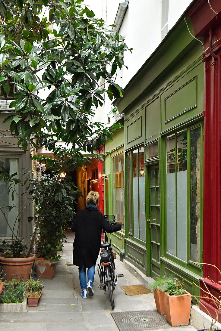 France, Paris, Sentier District, Passage de l'Ancre