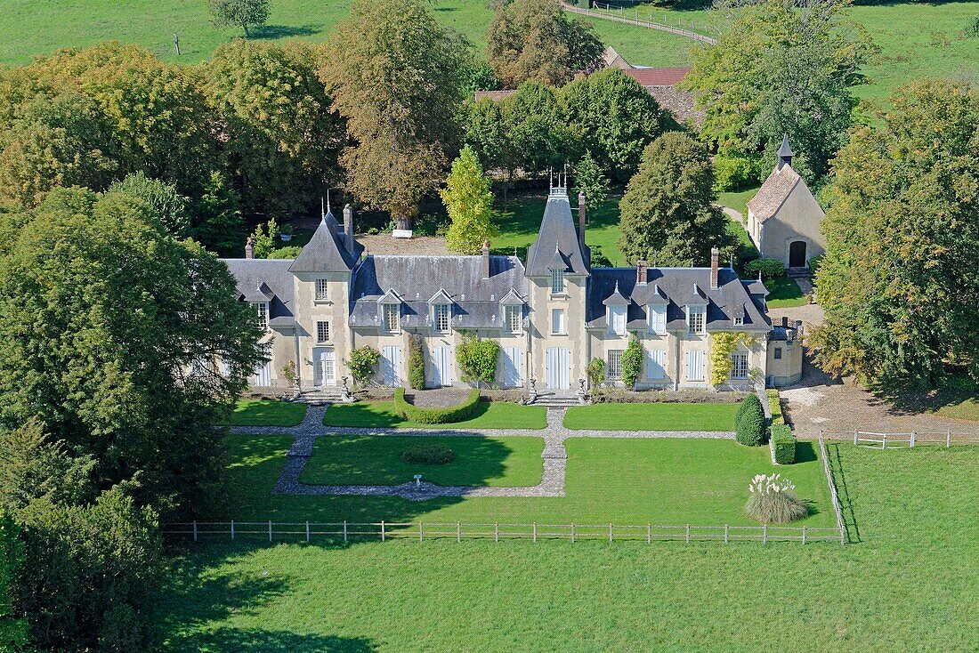 France, Eure, Gaillon, hotel, bed and breakfast (aerial view)