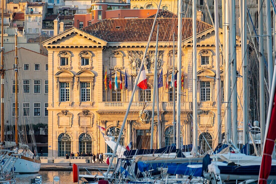 France, Bouches du Rhone, Marseille, Old Port, the Town Hall