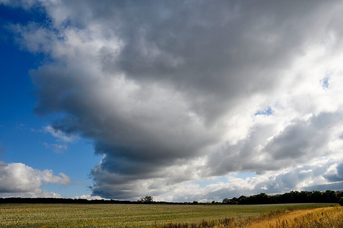 France, Doubs, Brognard plateau, cloud formation