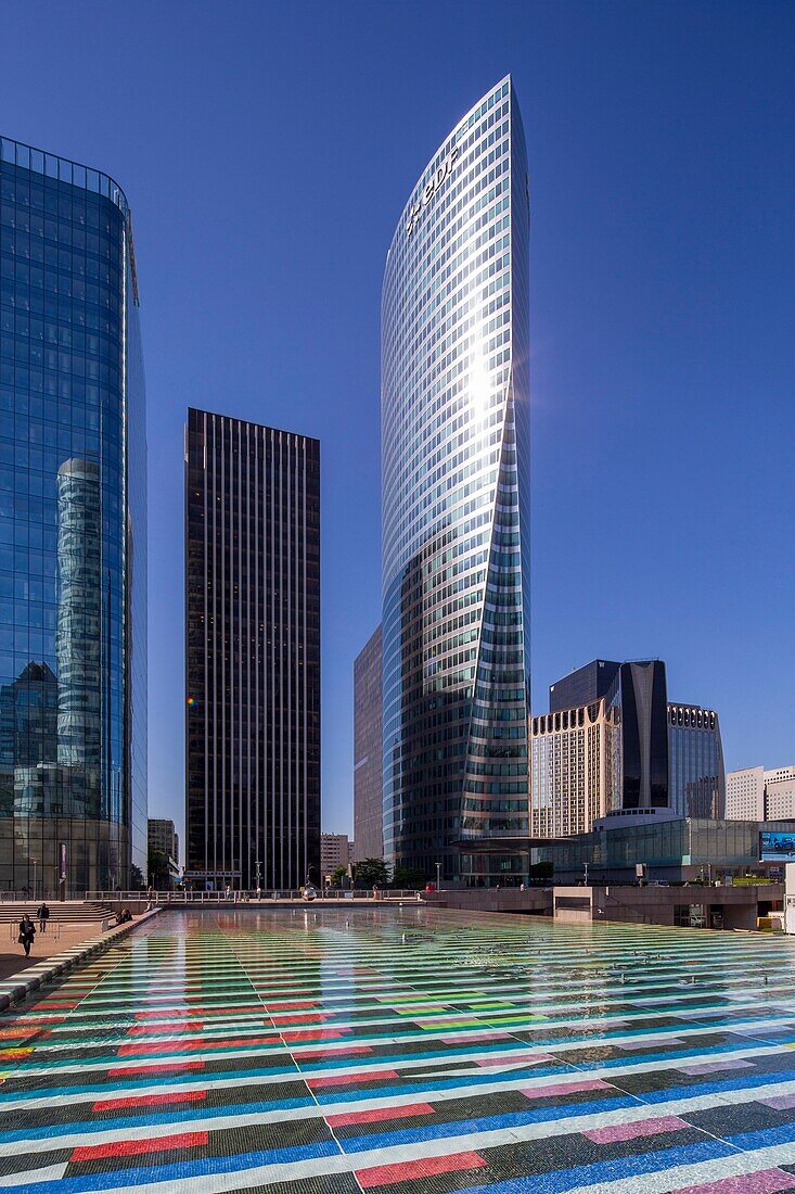 Frankreich, Hauts de Seine, La Defense, EDF-Turm