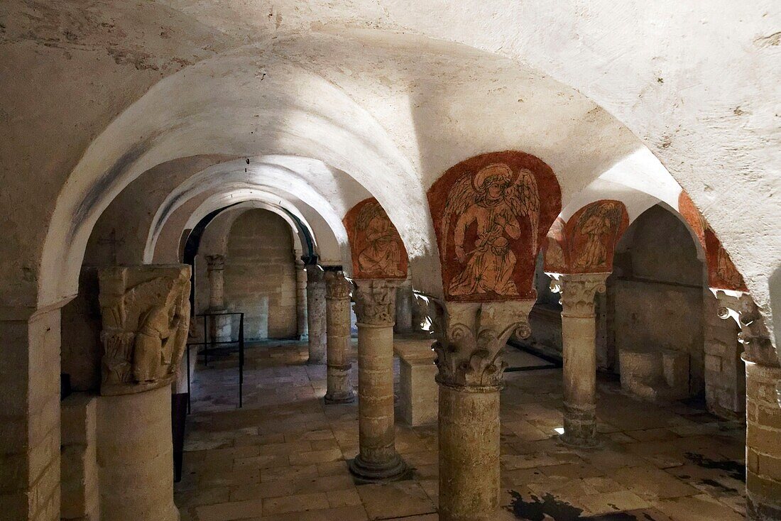 France, Calvados, Bayeux, Notre-Dame cathedral, dated 11th to 15th century, the crypt