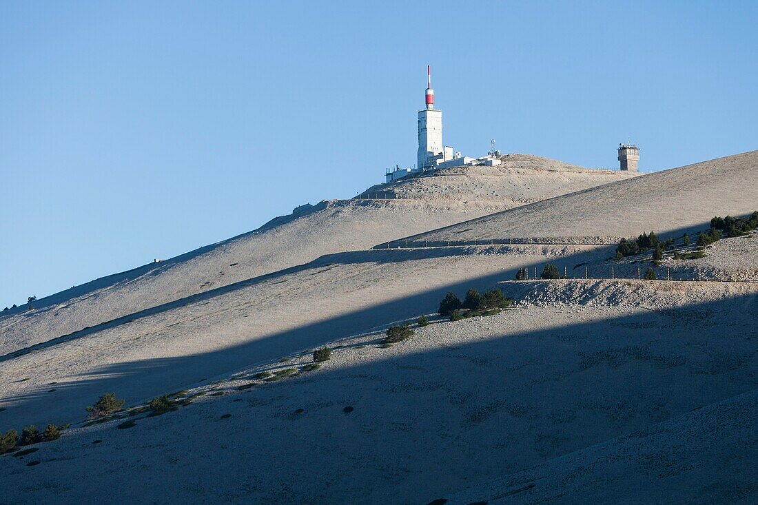 Frankreich, Vaucluse, Bedoin, Gipfel des Mont Ventoux (1912 m)