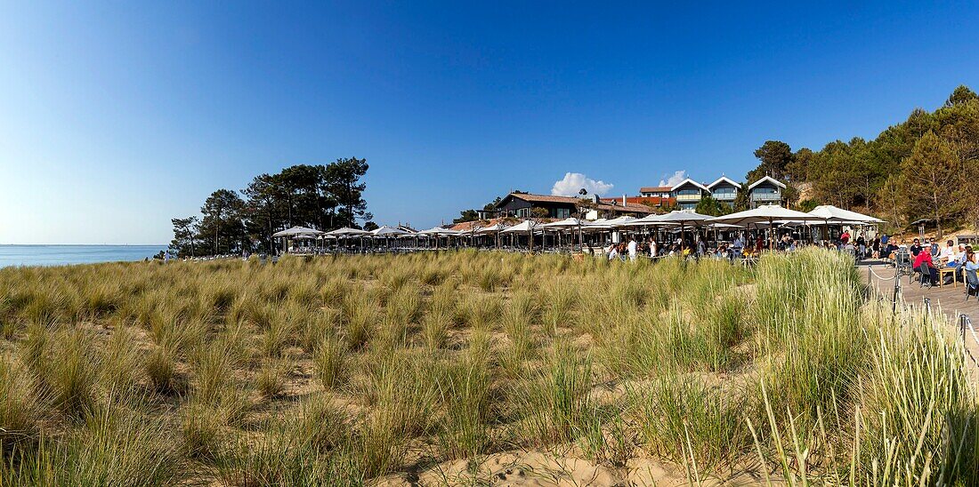 France, Gironde, Bassin d'Arcachon, La Teste-de-Buch, Pyla-sur-mer, Dune du Pilat, La Co(o)rniche hotel