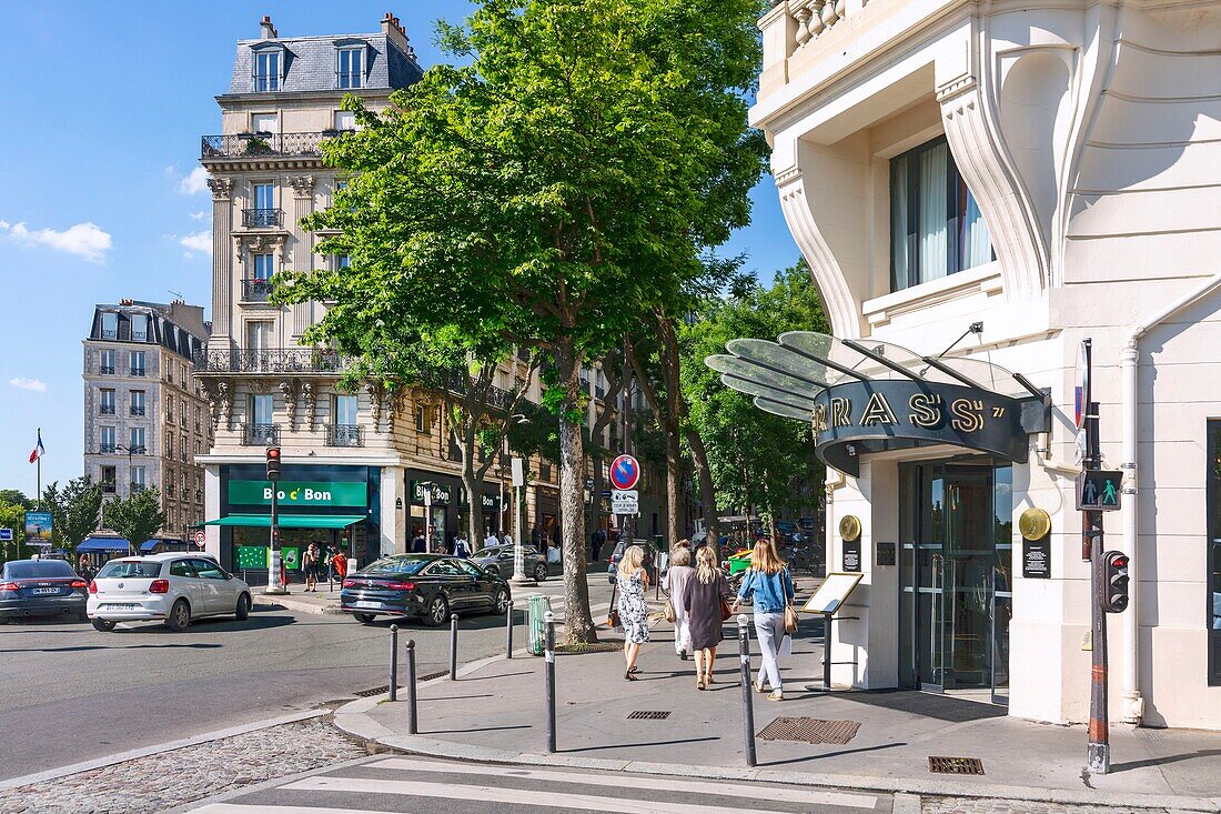 France, Paris, 18th District, Rue Caulaincourt, the Terrass Hotel