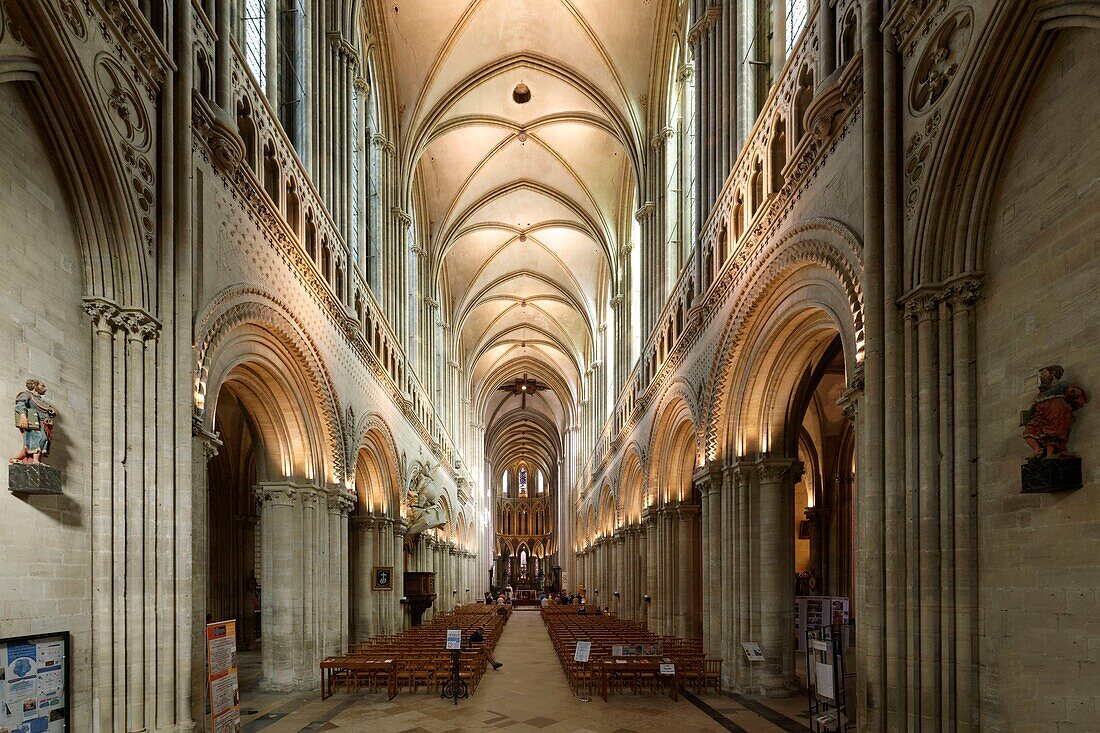 France, Calvados, Bayeux, Notre-Dame cathedral, dated 11th to 15th century