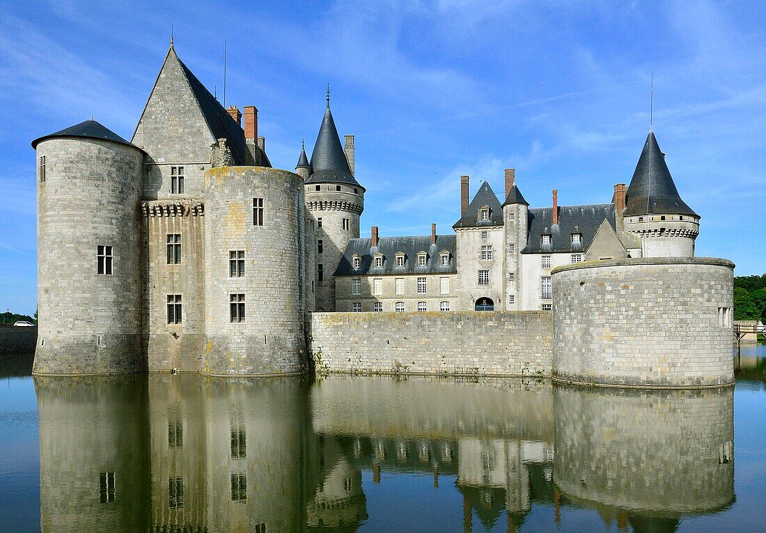 Frankreich, Loiret, klassifiziertes Loiretal, Schloss von Sully sur Loire