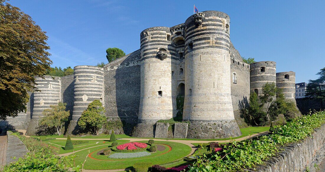 Frankreich, Maine et Loire, Angers, das von Saint Louis erbaute Schloss