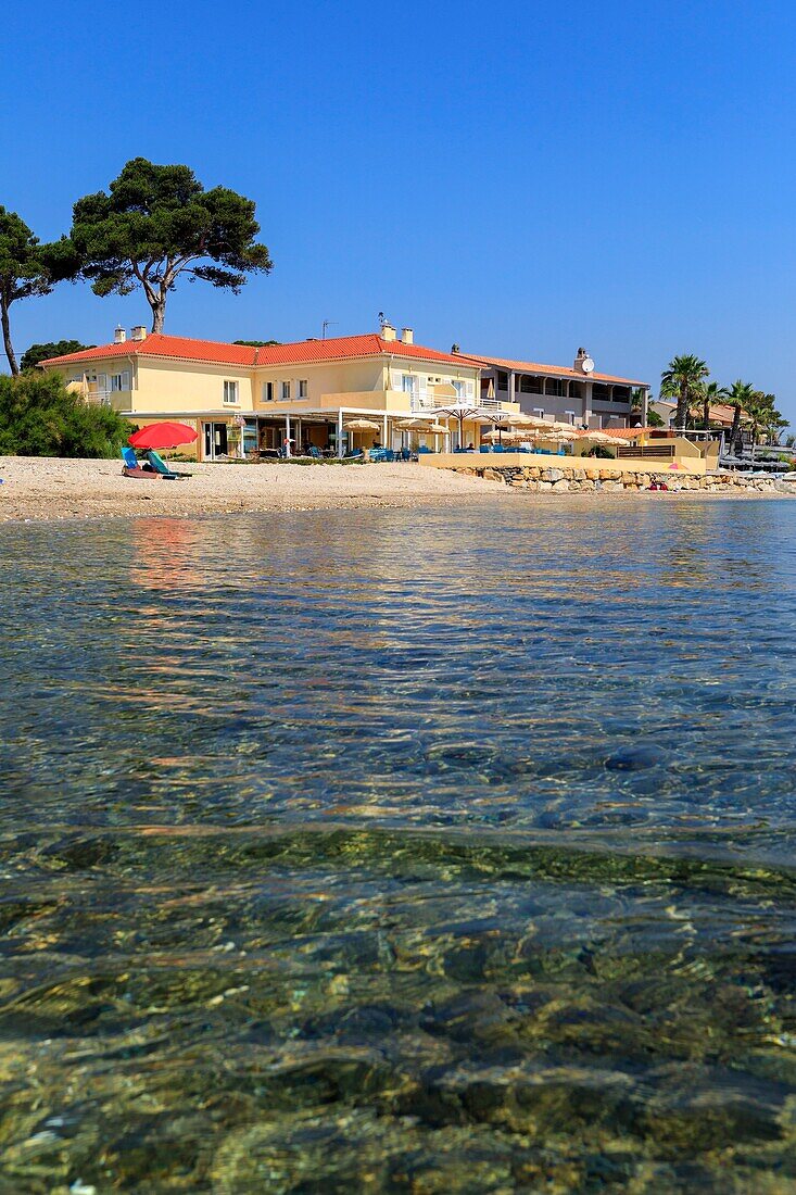 France, Var, Hyeres, Presquiers Beach, The Lido Beach