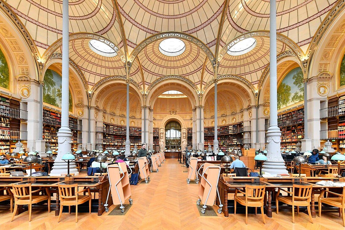 France, Paris, the National Library, Richelieu site