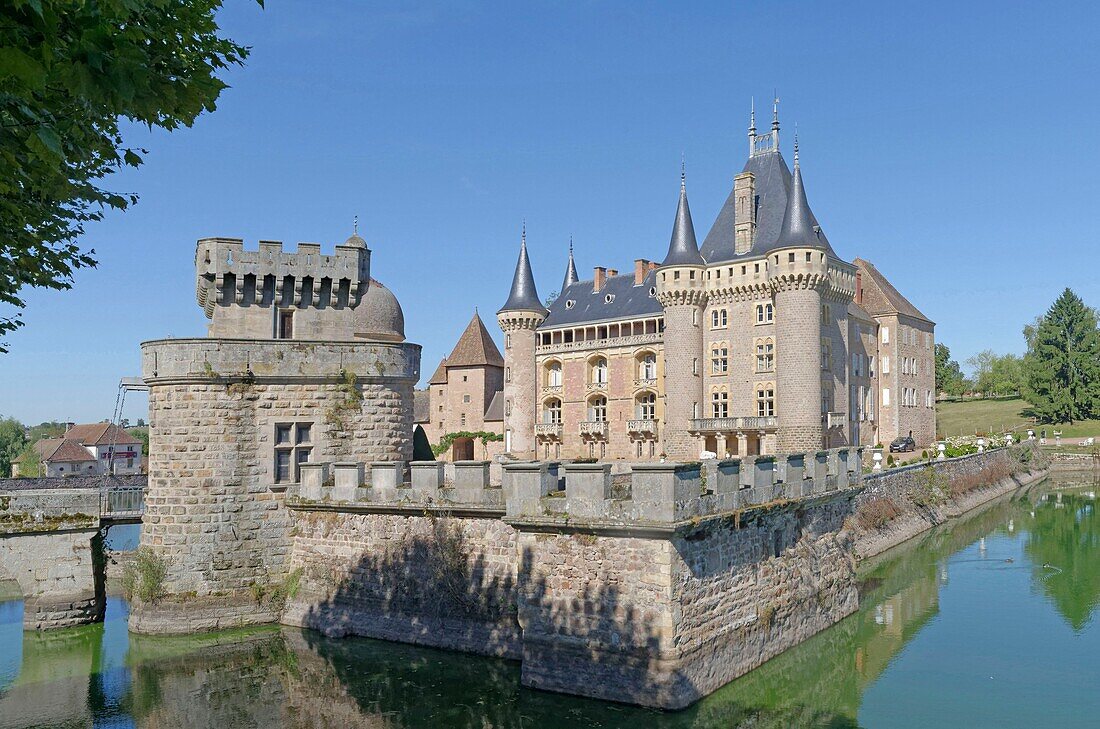 France, Saone et Loire, La Clayette, the castle