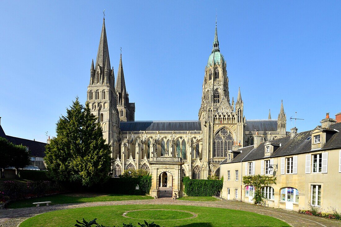 France, Calvados, Bayeux, Notre-Dame cathedral, dated 11th to 15th century