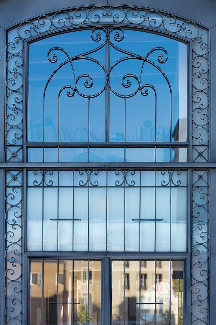 Frankreich, Meurthe et Moselle, Nancy, Detail einer Schmiedearbeit