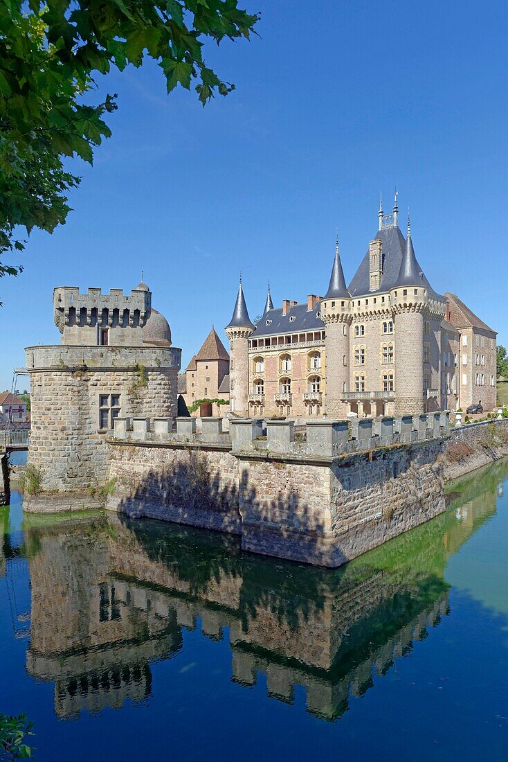 Frankreich, Saone et Loire, La Clayette, die Burg