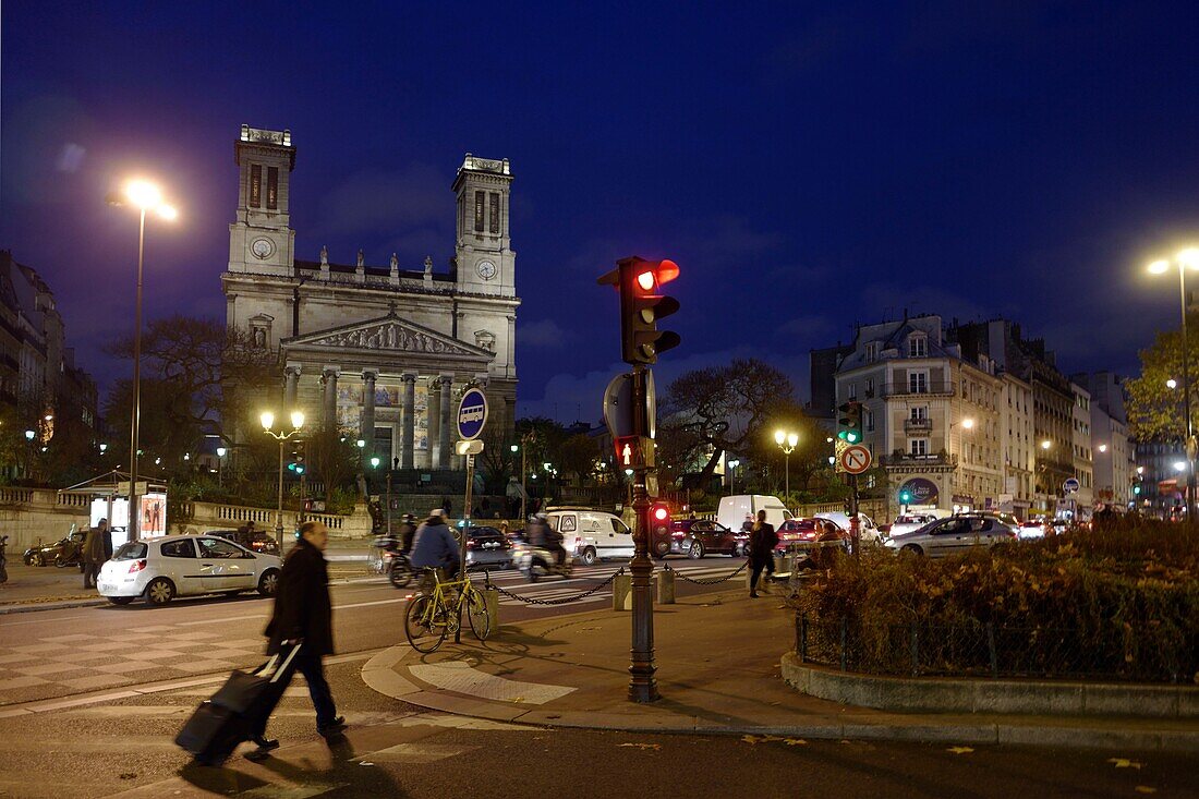 France, Paris, saint Vincent de Paul church