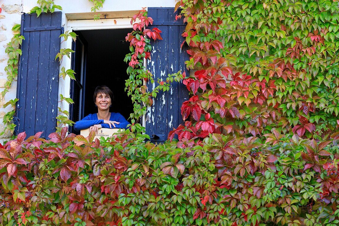 Frankreich, Vaucluse, Vacqueyras, Domaine La Fourmone, Marie-Therese Combe