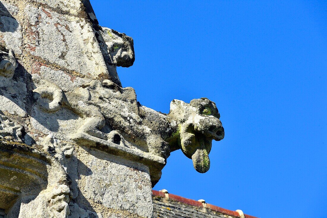 Frankreich, Morbihan, Rochefort en Terre, mit der Bezeichnung les plus beaux villages de France (Die schönsten Dörfer Frankreichs), das Schloss