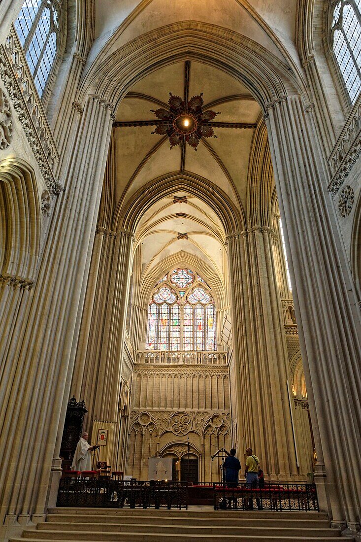 France, Calvados, Bayeux, Notre-Dame cathedral, dated 11th to 15th century