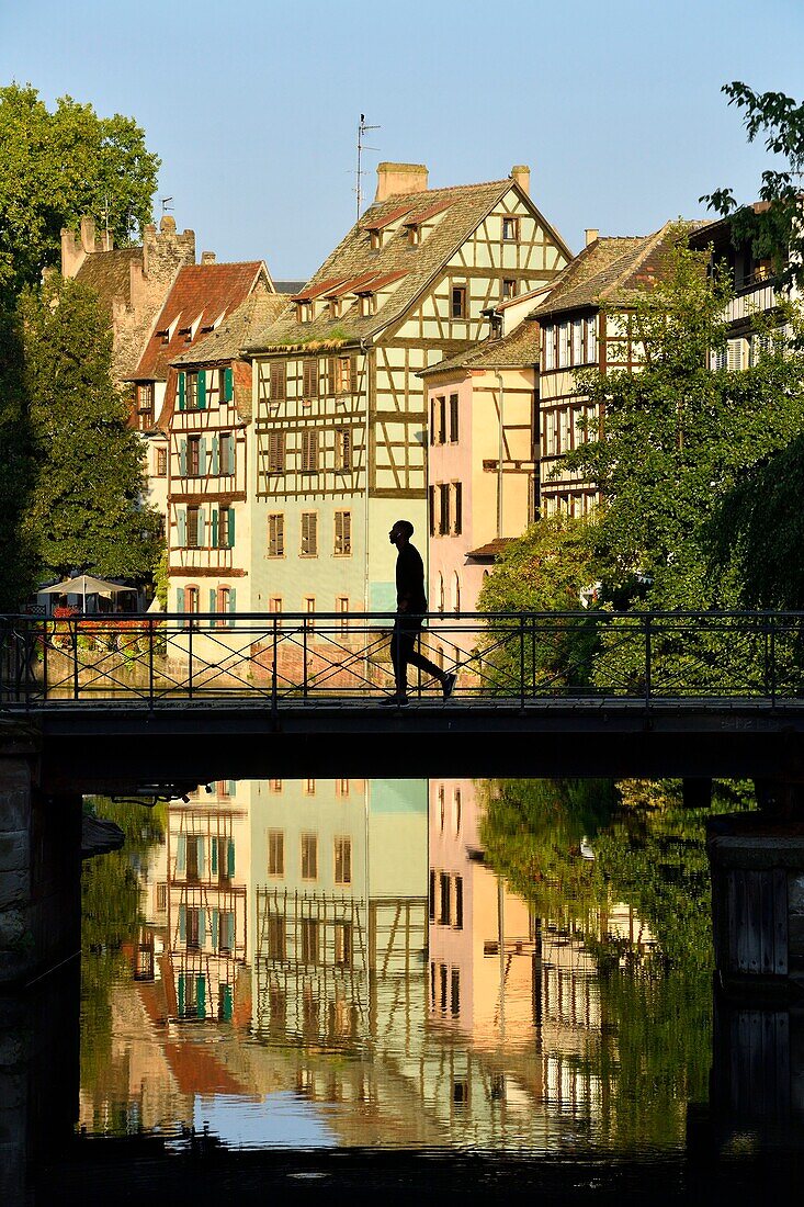 Frankreich, Bas Rhin, Straßburg, Altstadt, die von der UNESCO zum Weltkulturerbe erklärt wurde, das Viertel Petite France