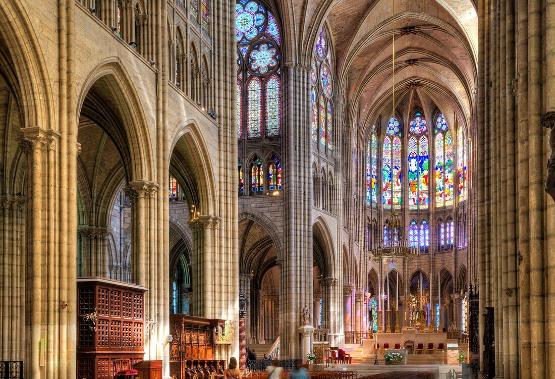 Frankreich, Seine Saint Denis, Saint Denis, die Basilika Saint Denis