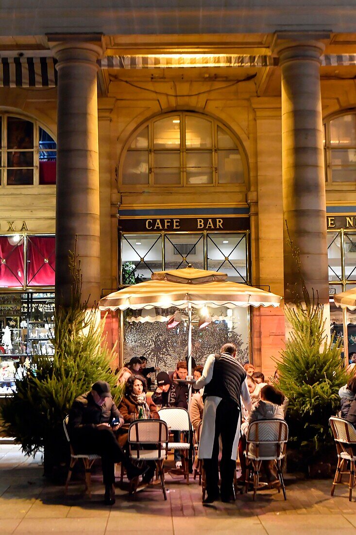 France, Paris, Royal Palace, Place Colette, the Cafe Le Nemours