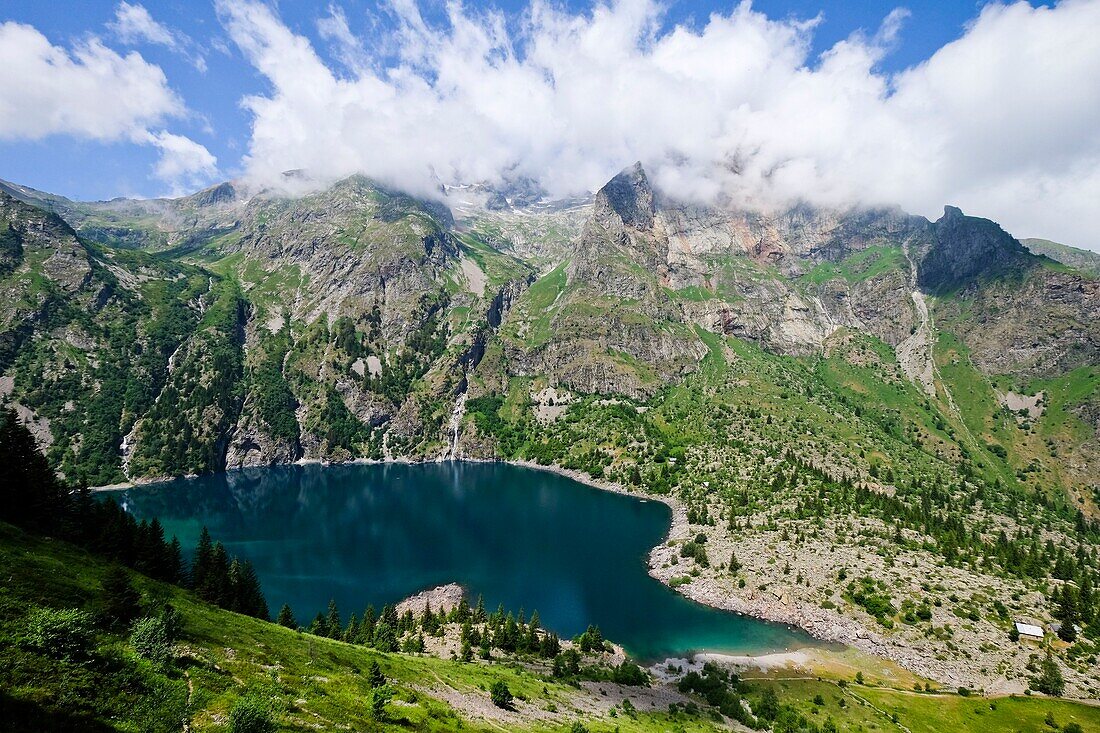 Frankreich, Isere, Le Bourg-d'Oisans, Lauvitel-See