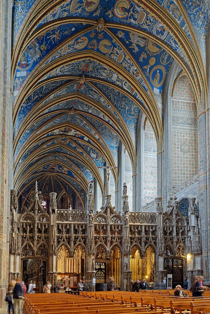 Frankreich, Tarn, Albi, von der UNESCO zum Weltkulturerbe erklärte Bischofsstadt, Kathedrale Sainte Cecile
