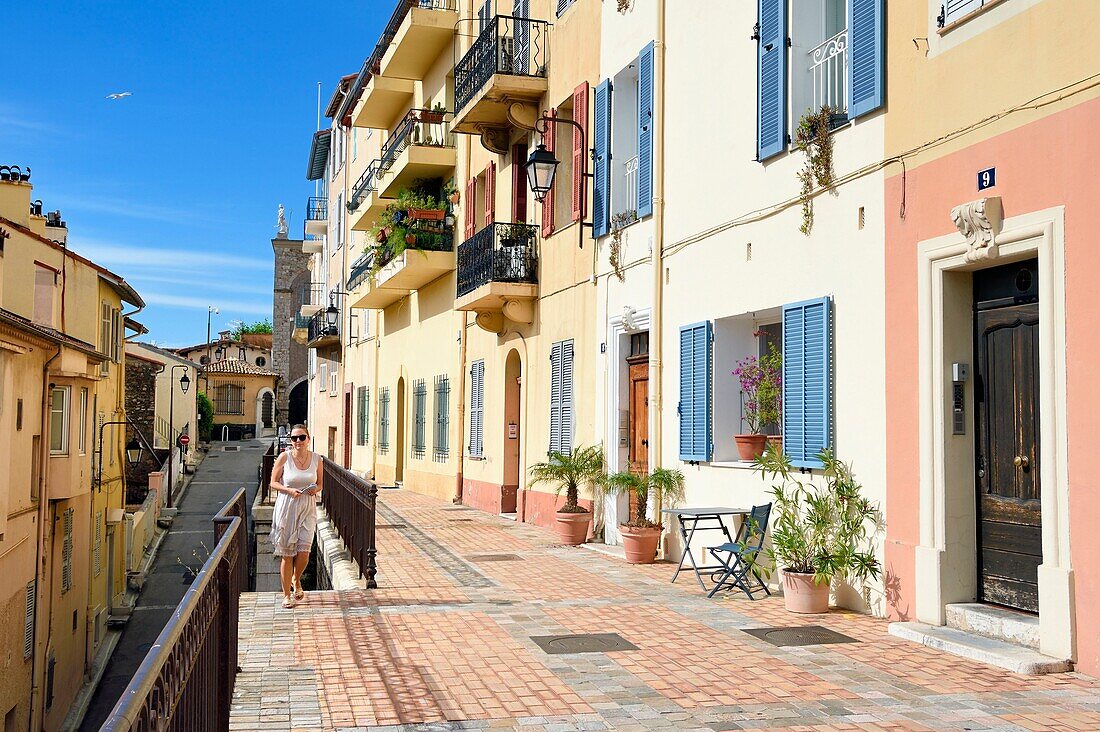 Frankreich, Alpes Maritimes, Cannes, die Altstadt im Stadtteil Le Suquet, Premiere rue du Barri