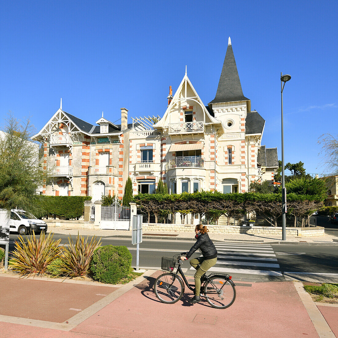 France, Charente Maritime, Royan, villa of the Grande Conche on boulevard Garnier