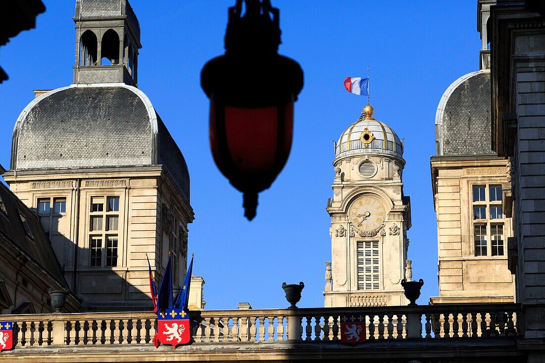 France, Rhône, Lyon, 1st arrondissement, Les Terreaux district, Place de la Comédie, Town Hall