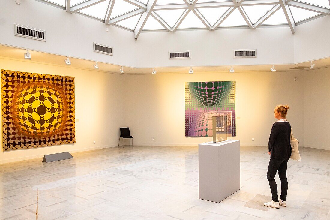 France, Bouches du Rhone, Aix en Provence, Vasarely fondation